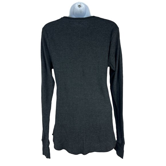 Old Navy Women’s Long Sleeve Ribbed Knit Tunic Size L Tall Charcoal Gray Solid - Picture 2 of 4